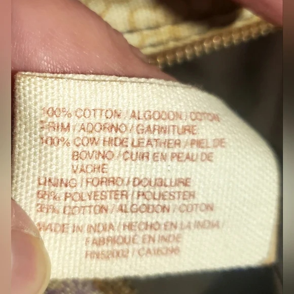 LUCKY Floral Canvas Suede Tote Bag - Picture 15 of 15